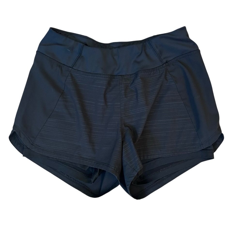 Layers Size XS Black Athletic Pull On Shorts with Built in Biker Shorts